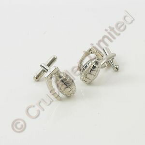 yzYANZT?@box 10370JtXNJtXlinks hand grenade cufflinks army cuff links in box 10370