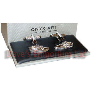 �y���������z�����Y�A�N�Z�T��?�@�V�}���m�E�J�t�X�����N�J�t�X�����Nbrogue shoes cufflinks by onyx art gift boxed cobbler shoemaker cuff links