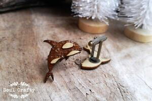 �y���������z�����Y�A�N�Z�T��?�@�V���`�J�t�X�����N�{�[�C�t�����horca whale wooden cufflinks fish sea creature animal boy friend dad grooms best