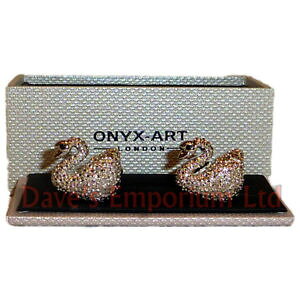 �y���������z�����Y�A�N�Z�T��?�@�V�}���m�E�J�t�X�����N �J�t�X�����Nswan cufflinks by onyx art gift boxed ladies swans bird cuff links