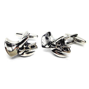 �y���������z�����Y�A�N�Z�T��?�@�J�t�X�����N�g���P���g�v�X�J�t�X�����Nx2aj663triceratops head dinosaur design cufflinks in a cufflink box x2aj663