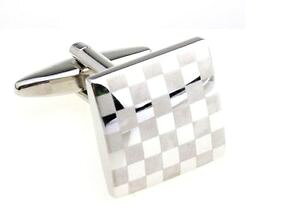 �y���������z�����Y�A�N�Z�T��?�@�V���o�[�f�U�C�i�[�X�}�[�g�p�[�e�B�J�t�X�{�^���m�x���e�B�[�v���[���g�C�M���Xcubed silver designer smart party cufflinks novelty wedding fun birthday gift uk