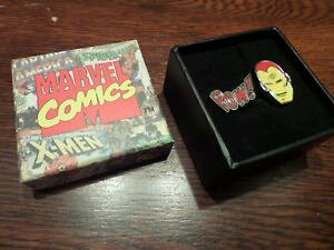 �y���������z�����Y�A�N�Z�T��?�@�{�b�N�X�A�C�A���}���J�t�����N�X iron man cuff links in marvel box