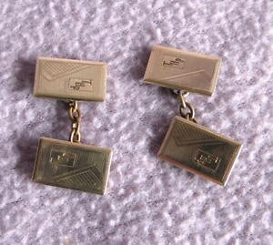 �y���������z�����Y�A�N�Z�T��?�@�A�[���f�R�G���W���J�t�X�{�^���I��1930s art deco engine turned engraved gentlemans cufflinks