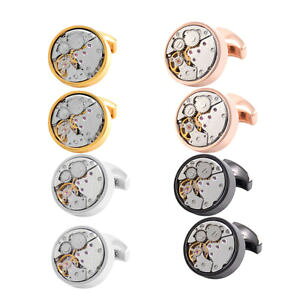 �y���������z�����Y�A�N�Z�T��?�@���B���e�[�W���j�[�N���[�������g�J�t�X�����N�J�t�X�����Namazing vintage brass unique watch movement design cuff links mens cufflink