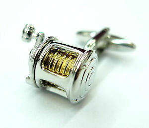 �y���������z�����Y�A�N�Z�T��?�@���[���J�t�X�{�^���J�t�����N�X�|�[�c�t���Cfishing reel cufflinks fly fishing cuff links sports 41 gemelos 70 for 7 items