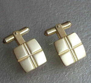�y���������z�����Y�A�N�Z�T��?�@�r���e�[�W�����Y�J�t�����N�Xcufflinks vintage mens cuff links 1980s goldtonemod modernist