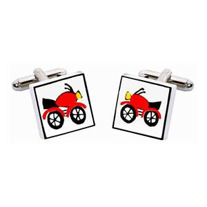 yzYANZT?@XyT[I[goCJtX{^oCNred motorcycle cufflinks by sonia spencer, gift boxed motorbike, rrp 20