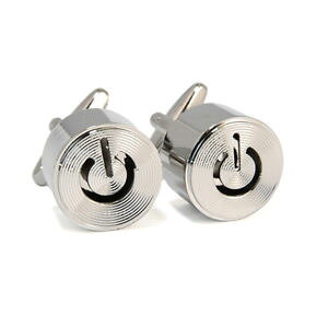 �y���������z�����Y�A�N�Z�T��?�@�{�^���R���s���[�^�A�C�R���J�t�X�{�^��computer power icon cufflinks pc on button aj330 it technician worker bnib
