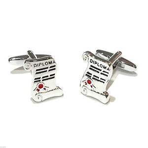 �y���������z�����Y�A�N�Z�T��?�@�J�t�����N�X�X�N���[��diploma scroll design cufflinks just qualified gift graduation x2aj347
