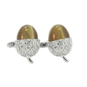 �y���������z�����Y�A�N�Z�T��?�@�A�N�����{�b�N�X�I�[�N�c���[�i�b�g�J�t�����N�Xacrylic insert acorn cufflinks in gift box oak tree seed nut aj133