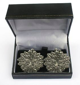 �y���������z�����Y�A�N�Z�T��?�@�O���[���}���J�t�����N�X�s���[�^�[�{�b�N�Xgreen man cufflinks pewter gift boxed or pouched quantity discount