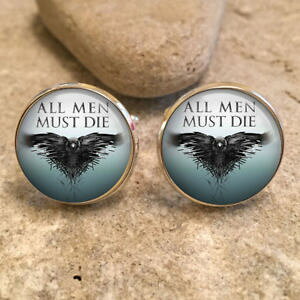 �y���������z�����Y�A�N�Z�T��?�@�Q�[���J�t�X�{�^���J�t�����N�X�_�Cgame of thrones all men must die 20mm cufflinks cuff links