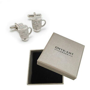 �y���������z�����Y�A�N�Z�T��?�@�����Y�W���b�L�p�u�h�����N�m�x���e�B�J�t�X�{�^���I�j�L�X�A�[�g�{�b�N�X�I��mens beer mug pub drink novelty cufflinks amp; gift box by onyx art