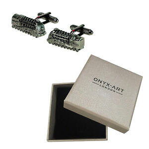 �y���������z�����Y�A�N�Z�T��?�@�J�t�X�{�^���I�j�L�X�A�[�gmens burnished silver mallard train cufflinks amp; gift by onyx art