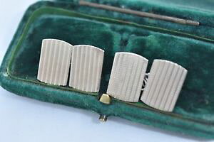 �y���������z�����Y�A�N�Z�T��?�@�r���e�[�W�X�^�[�����O�V���o�[�A�[���f�R�f�U�C���J�t�����N�Xvintage sterling silver cufflinks with an art deco design g205