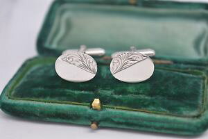 �y���������z�����Y�A�N�Z�T��?�@�r���e�[�W�X�^�[�����O�V���o�[�A�[���f�R�f�U�C���J�t�����N�Xvintage sterling silver cufflinks with an art deco design b823