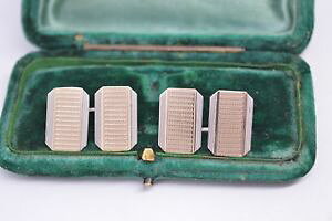 �y���������z�����Y�A�N�Z�T��?�@�r���e�[�W�X�^�[�����O�V���o�[�A�[���f�R�f�U�C���J�t�����N�Xvintage sterling silver cufflinks with an art deco design b541