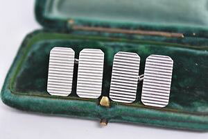 �y���������z�����Y�A�N�Z�T��?�@�r���e�[�W�X�^�[�����O�V���o�[�A�[���f�R�f�U�C���J�t�����N�Xvintage sterling silver cufflinks with an art deco design g59