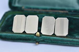 yzYANZT?@re[WX^[OVo[A[fRfUCJtNXvintage sterling silver cufflinks with an art deco design g68