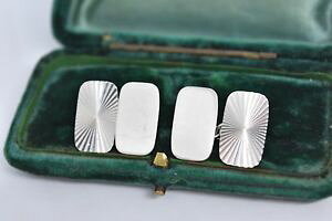 �y���������z�����Y�A�N�Z�T��?�@�r���e�[�W�X�^�[�����O�V���o�[�A�[���f�R�f�U�C���J�t�����N�Xvintage sterling silver cufflinks with an art deco design g85