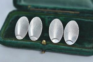 yzYANZT?@re[WX^[OVo[A[fRfUCJtNXvintage sterling silver cufflinks with an art deco design g189