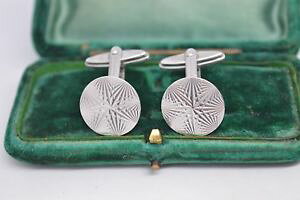 �y���������z�����Y�A�N�Z�T��?�@�r���e�[�W�X�^�[�����O�V���o�[�A�[���f�R�f�U�C���J�t�����N�Xvintage sterling silver cufflinks with an art deco design b724
