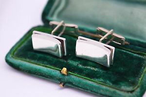 yzYANZT?@re[WX^[OVo[A[fRfUCJtNXvintage sterling silver cufflinks with an art deco design b79
