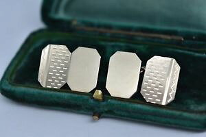 �y���������z�����Y�A�N�Z�T��?�@�r���e�[�W�X�^�[�����O�V���o�[�A�[���f�R�f�U�C���J�t�����N�Xvintage sterling silver cufflinks with an art deco design g67