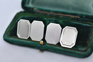 �y���������z�����Y�A�N�Z�T��?�@�r���e�[�W�X�^�[�����O�V���o�[�A�[���f�R�f�U�C���J�t�����N�Xvintage sterling silver cufflinks with an art deco design g57