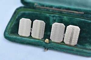 �y���������z�����Y�A�N�Z�T��?�@�r���e�[�W�X�^�[�����O�V���o�[�A�[���f�R�f�U�C���J�t�����N�Xvintage sterling silver cufflinks with an art deco design g196