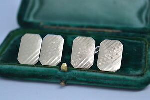 �y���������z�����Y�A�N�Z�T��?�@�r���e�[�W�X�^�[�����O�V���o�[�A�[���f�R�f�U�C���J�t�����N�Xvintage sterling silver cufflinks with an art deco design b734