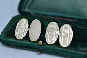 �y���������z�����Y�A�N�Z�T��?�@�r���e�[�W�X�^�[�����O�V���o�[�A�[���f�R�f�U�C���J�t�����N�Xvintage sterling silver cufflinks with an art deco design g165