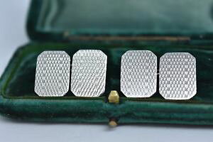 �y���������z�����Y�A�N�Z�T��?�@�r���e�[�W�X�^�[�����O�V���o�[�A�[���f�R�f�U�C���J�t�����N�Xvintage sterling silver cufflinks with an art deco design g54