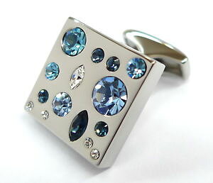 �y���������z�����Y�A�N�Z�T��?�@�R���{�J�t�X�{�^���J�t�X�{�^��blue crystals combo cufflinks cuff links stone 052037 gemelos 70 for 7 items