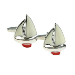�y���������z�����Y�A�N�Z�T��?�@�L�[�����b�g�Z�[�����O�J�t�X�{�^��×red keel yacht sailing sailors cufflinks x2nyu016
