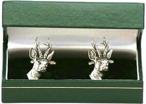 �y���������z�����Y�A�N�Z�T��?�@�V�J�X�g�[�J�[�J�t�X�{�^��roe deer cufflinks for stalking, hunting , shooting