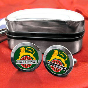 �y���������z�����Y�A�N�Z�T��?�@�C�M���X�J�t�X�{�^���{�b�N�Xbritish railways cufflinks amp; box