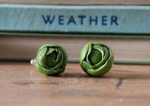 �y���������z�����Y�A�N�Z�T��?�@�L���x�c�J�t�X�{�^���N���X�}�Xby the shed brussels sprouts cufflinks christmas, dad gift, festive