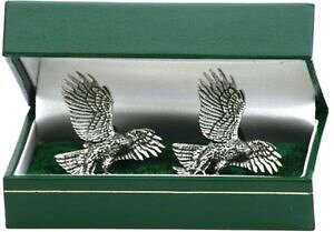 �y���������z�����Y�A�N�Z�T��?�@harris�J�t�X�����Nchristmas�^�Jeagle harris hawk cufflinks ace christmas falconry gift