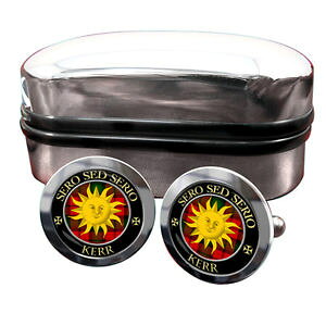 �y���������z�����Y�A�N�Z�T��?�@�X�R�b�g�����h�J�t�����N�X�{�b�N�Xkerr scottish clan crest cufflinks amp; box