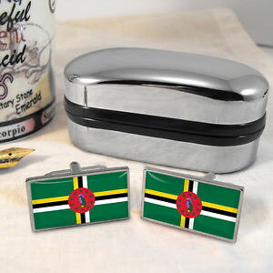 �y���������z�����Y�A�N�Z�T��?�@�h�~�j�J�J�t�X�{�^���{�b�N�Xdominican flag cufflinks amp; box