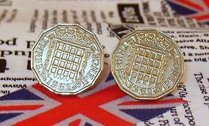 �y���������z�����Y�A�N�Z�T��?�@19623�y���X3d�R�C���J�t�X�����Nboxed 1962 threepence 3d coin cufflinks a birthday anniversary wedding gift