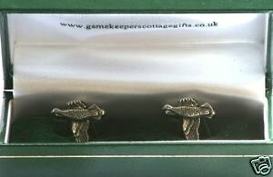 yzYANZT?@OEXCMXJtNXs[^[grouse shooting cufflinks pewter gift from uk