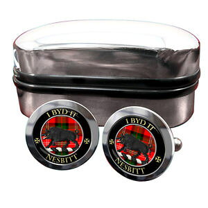 �y���������z�����Y�A�N�Z�T��?�@�X�R�b�g�����h�J�t�����N�X�{�b�N�Xnesbitt scottish clan crest cufflinks amp; box