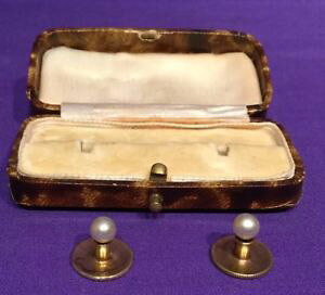 yzYANZT?@AeB[NY{bNXhXX^bh{gp[antique menfs dress studs pearl and gold plated in box