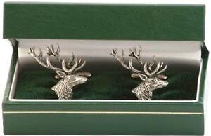 yzYANZT?@Xg[LOCtJtX{^stag cufflinks for stalking, rifle, hunting , shooting