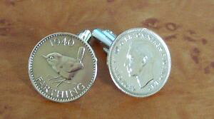 �y���������z�����Y�A�N�Z�T��?�@�R�C���J�t�����N�X1940 boxed old farthing coin cufflinks birthday anniversary wedding farthers day