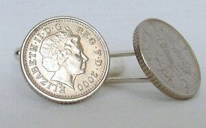 �y���������z�����Y�A�N�Z�T��?�@20005�y���X5p�R�C���J�t�X�����Nboxed 2000 five pence 5p coin cufflinks birthday anniversary wedding gift