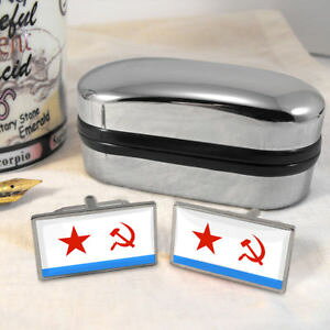 yzYANZT?@\tOmensJtXNVAsoviet naval ensign flag mens gift cufflinks russia